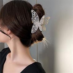 click here: https://amzn.to/3ZSnYCR Claw Clip Hair, Pearl Butterfly