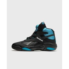 Reebok Shaq Attaq HR0499 Mens Black Azur Leather Basketball Sneaker Shoes NR6486 (11)New Size: M 11 / W 12.5.  Gender: male.  Age Group: adult. Black High-top Synthetic Basketball Shoes, Black Slip-resistant Synthetic Basketball Shoes, Fade-resistant Black Basketball Shoes For Streetwear, Black Mid-top Basketball Shoes With Cushioned Footbed, Black Fade-resistant Basketball Sneakers, Reebok Royal, Mens Training Shoes, Reebok Shoes, Sneaker Shoes