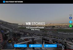 an image of a web page that is showing the vr stories on its desktop screen