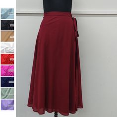 A cotton wrap skirt is a versatile and stylish wardrobe essential. The lightweight and breathable fabric make it perfect for warm weather, while the wrap design adds a touch of femininity. The adjustable tie closure allows for a customized fit, making it suitable for various body shapes and sizes. Pair it with a simple tank top for a casual look or dress it up with a blouse for a more polished appearance. The neutral color options make it easy to mix and match with different tops and accessories. Overall, a cotton wrap skirt is a comfortable and chic addition to any wardrobe. ➡️Sale for 1 Cotton Wrap Skirt ➡️100 % Light Weight Cotton. ➡️Care: Machine wash in cold water. Do not bleach.   ➡️ Available sizes:  X-SMALL : Fits US Size 0-2, Waist - 23"-25" inch SMALL- Fits US Size 2-4, Waist - 2 Stretch Solid Wrap Skirt For Spring, Flowy Lined Wrap Skirt, Fitted Long Wrap Skirt In Solid Color, Solid Color Fitted Long Wrap Skirt, Fitted Long Wrap Skirt, Asymmetrical Cotton Skirt In Solid Color, Relaxed Wrap Maxi Skirt With Lining, Pleated Wrap Skirt For Summer, Casual Flowy Wrap Skirt