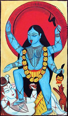 Kali Kali Ma, Indian Arts And Crafts, Goddess Kali, Pichwai Paintings, Kali Goddess