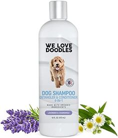 we love doodles dog shampoo with lavender and chamoi, 32 ounce