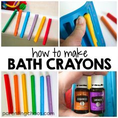 how to make bath crayons