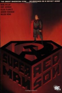 an advertisement for the new batman movie, featuring superman standing on top of a box