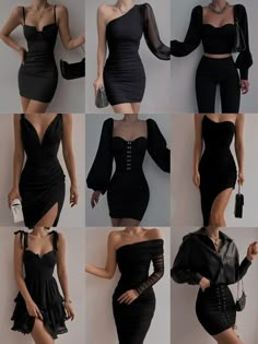 Fotografi Fesyen, Tight Dress Outfit, Summer Outfit Ideas, Dress Design Sketches, Black Outfits, Classy Fashion, Quick Outfits