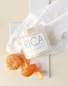 Body Scrub by RICA bath + body Body Scrub Benefits, Full Body Exfoliation, Orange Powder, Coastal Farmhouse Style, Body Scrub Recipe, Deep Exfoliation, White Linens, Bath Soaks, Exfoliating Body Scrub