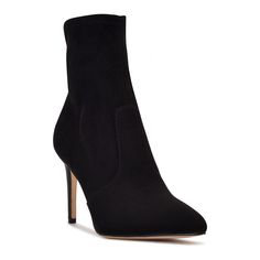 Step into a stylish look with these Nine West Reves women's heeled ankle boots.Click this FOOTWEAR GUIDE to find the perfect fit and more! Step into a stylish look with these Nine West Reves women's heeled ankle boots. Click this FOOTWEAR GUIDE to find the perfect fit and more! SHOE FEATURES Stretchy upper for easy on and off Sleek stiletto heelSHOE CONSTRUCTION Textile upper Manmade lining and outsoleSHOE DETAILS Pointed toe Pull-on Padded footbed 3.39-in. heel 5.59-in. shaft 8.74-in. circumfer Fuschia Heels, Silver Block Heels, Brown Block Heels, Brown Combat Boots, Velvet Ankle Boots, Leather Boots Heels, Fancy Shoes, Suede Block Heels, Black Boots Women