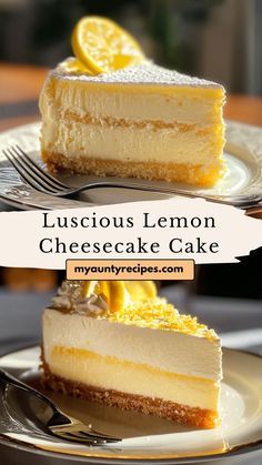 Traditional Cheesecake, Lemon Sweets, Lemon Treats, Fluffy Cake, Delicious Deserts, Lemon Dessert Recipes, Cheesecake Cake, Lemon Slices