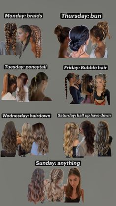 Cute Hairstyles For Medium Hair Brunette, Hair Ideas For High School, Hairstyles For Six Flags, Pic Day Hairstyles, Hairstyles To Do For Your Birthday, What Type Of Hair Do I Have, Cute Hairstyles For Really Long Hair, Weekly Hairstyles For School, Hairstyles Ideas For Brunettes