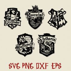 the logos for several different types of emblems