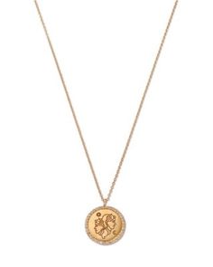 Moon & Meadow 14K Yellow Gold White Topaz Zodiac Pendant Necklace, 16-18 Michael Kors Shop, Zodiac Pendant Necklace, Wedding Flats, Zodiac Pendant, Shoe Boutique, Loafer Mules, Fall Shoes, Pump Sandals, White Topaz