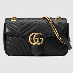 Gg Marmont Small Matelassé Shoulder Bag, Gg Marmont Small Shoulder Bag, Gucci Purse, Gucci Handbag, Gucci Gg Marmont, Gucci Shoulder Bag, Gg Marmont, Black Shoulder Bag, Mini Shoulder Bag