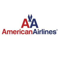 the american airlines logo on a white background