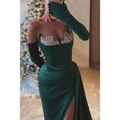 Prom Dress With Gloves, Gown With Gloves, Prom Event, Mermaid Gown Prom, Dress With Gloves, Ruffle Beading, Prom Dresses Long Mermaid, Mermaid Evening Gown, Simple Prom Dress