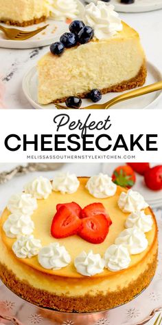 Make your easy Valentine's Day desserts unforgettable with the Perfect Cheesecake Recipe. Featuring a creamy, fluffy vanilla filling and a buttery graham cracker crust, it’s customizable with fresh berries or your favorite pie topping!