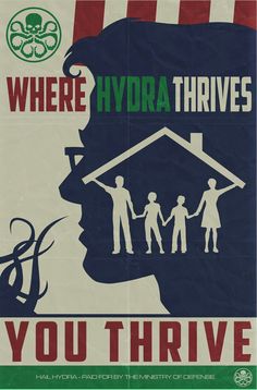 there is a poster with the words where hydrath drives you thrive on it