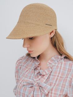 marieclaire, which began in France in 1954, is a brand that has accompanied women around the world in beauty, fashion, and lifestyle. It offers the relaxed mood of everyday life, imbued with a rich French sensibility. - Bucket style hat- Wide and unbalance flared brim silhouette- Made of durable and lightweight polyester fabric- Self-tie ribbon at the back Marie Claire, Hat Fashion, Bucket Hat, Polyester Fabric, Accessories Hats, Women Accessories, Hats, ? Logo, Fabric