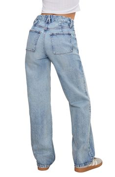 Inspired by '90s carpenter jeans, this low-stretch pair takes its cues from workwear styles with a hammer loop, utility pockets and relaxed, full-length legs. 32" inseam; 17 1/2" leg opening; 11 1/4" front rise Zip fly with button closure Five-pocket style 99% cotton, 1% elastane Machine wash, tumble dry Imported Black Owned/Founded Fall Wardrobe Essentials, Utility Pockets, Workwear Fashion, Mens Uggs, Jean Shirt Dress, Carpenter Jeans, Baby Boy Shoes, Boy Shoes, Sports Blazer