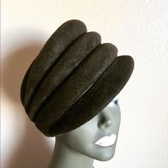 A Hand-Sculpted Brown Cap/Beret In Quality Velour Felt In Size Medium. Staying Classic In A Modernist Fashion World. Express Your Iconic Style Elegant Wool Beret Cap, Elegant Brown Flat Cap, Elegant Flat Cap, One Size Fits Most, Elegant One-size Flat Cap, Elegant One Size Fits Most Flat Cap, Elegant Fitted Bonnet Cap, Classic Fitted Cloche Cap, Adjustable Brimmed Elegant Beret, Elegant Adjustable Felt Cap