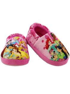 PRICES MAY VARY. DISNEY PRINCESS SLIPPERS - Your little one can get ready for adventure lounging in her new Disney Princess slippers! These adorable slippers are available in sizes 5-6 M US Toddler, 7-8 M US Toddler, 9-10 M US Toddler, 11-12 M US Little Kid and 13-1 US Little Kid. FEATURING HER FAVORITE PRINCESSES - These cute house shoes are sure to bring a smile to any kid's face. These plush slippers feature her favorite Disney Princesses! On the left foot: Aurora from Sleeping Beauty, Meeko Princess Slippers, Disney Slippers, Disney Princess Toddler, New Disney Princesses, Toddler Slippers, Toddler Socks, Princess Girl, Slippers For Girls, Girls Toddler