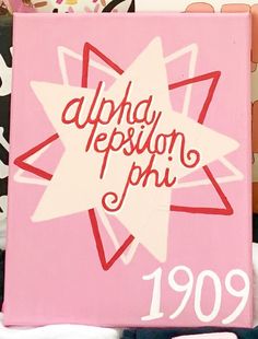 a pink sign with the words aphelepsion poi written in red on it