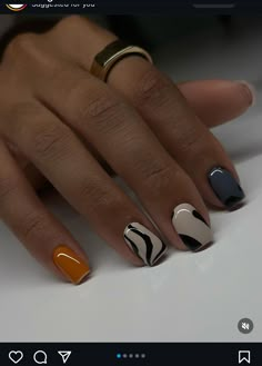 Square Nail Designs Baddie, Kim K Short Nails, Xs Square Nails, Manicure Black Women, Winter Natural Nails, Natural Short Nail Designs, Short Natural Nails Designs, Short Acrylic Nails Fall, Fun Short Nails