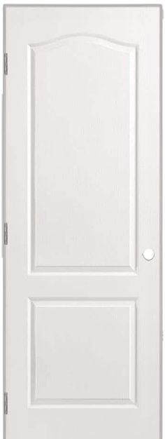 a white door on a white background