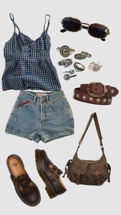 Messy Summer Outfits, Retail Outfits Work Casual Summer, Down Town Summer Outfits, Juno Aesthetic Outfit, Ghiblicore Outfits, Summer Weather Outfits, Australia Summer Outfits, Florida Fashion, Cute Lazy Day Outfits