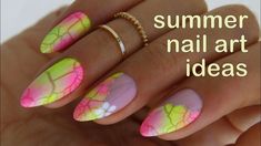 Schnelle und einfache Neon-Nageldesigns - Sommerideen Nägel 2024 Nail Arts, Nail Art, Neon, Nails