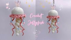 Hello everyone !    Today, I'm going to show you how to crochet Jellyfish ♡   Thanks you for watching 🍀     #crochet #jellyfish #crochetjellyfish #crochetke...