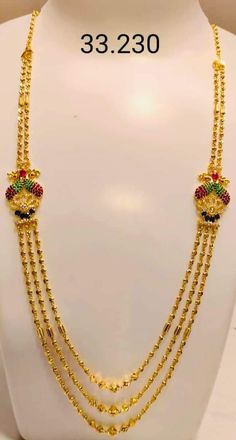 Chandra Haram Designs Gold Latest, Step Chains In Gold Indian, Haram Designs Gold Latest, Antique Necklace Gold, Antique Gold Earrings