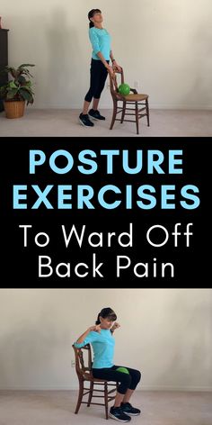 posture exercises Exercise For Upper Back, Upper Back Pain Exercises, Exercises For Seniors, Neck And Shoulder Muscles, Mini Workouts