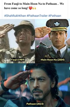 two pictures with the same caption in different languages, one is being saluted by another