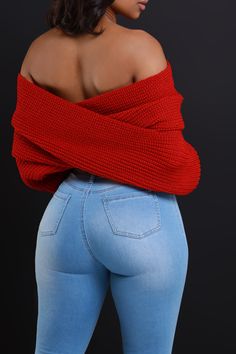 100% Acrylic | Model Wearing A Size S/M | Runs True To Size Forget the run around.. give bae the wrap around! Be classy, warm, and stand out in our multi way, versatile sweater! This thick knit sweater is a must have. It can be worn in multiple ways as a sweater and even double as an oversized scarf! Thick Knit Sweater, Be Classy, Versatile Sweater, Oversized Scarf, Wrap Sweater, The Run, Red Sweaters, Wrap Around, Boutique Clothing