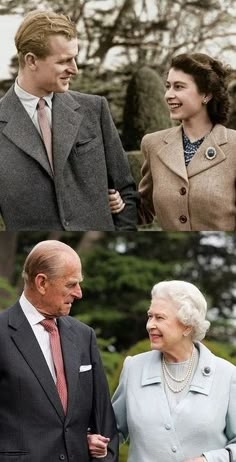 the queen and prince of england are talking to each other