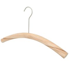 a wooden hanger on a white background