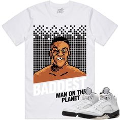 Baddest Reverse Metallic 5s Sneaker Tees. Shirt to Match the Jordan 5 Reverse Metallic 5s shoes. This shirt is made by Sneaker Tees Clothing on a 100% premium soft cotton shirt. This shirt fits true to size. This shirt can be machine washed with cold water with the garment inside out. We suggest to hang drying all garments. If you iron this shirt, never iron directly over the print. You can flip the garment inside out and iron the print area from behind gently. Sneaker Tees Clothing is the brand that was made just for sneakerheads. This brand specializes in clothing to match your shoes. This item is made on demand which can take 1-5 business days to ship out after your order is place. We do not accept returns or exchanges on this item because the item is made on demand just for you. Make s Sneaker Tee, Matching Jordans, Stay Classy, Jordan 6, Jordan 5, Mens T Shirts, Tee Outfit, Mens Graphic Tee, Sneaker Head