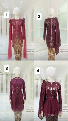 Ivory Kebaya, Kebaya Burgundy, Wisuda Style, Maroon Hijab, Renda Kebaya, Kebaya Lamaran