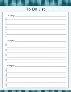 to do list with blue chevron background