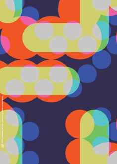 an abstract background with circles and dots