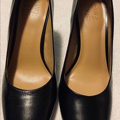 Brand New Elegant Leather Heels By Naturalizer - Heel Height 3 3/4 Inches - Size 10 W Box 66 Naturalizer Heels, Black Heels With Ortholite Insole, Medium Width, Naturalizer Shoes, Leather Heels, Shoe Brands, Shoes Women Heels, Heel Height, Shoes Heels, Brand New