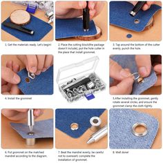 how to make a denim case with tools