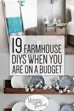 Mar 9, 2020 - The beauty of farmhouse decor is you can do it without breaking the bank just by doing a DIY or two. These options are beautiful and easy to do. Diy Simple, Farmhouse House, Décor Boho, Household Furniture