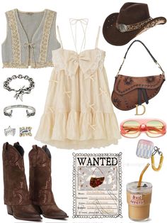 credits: @coolgirlcheckedi on tiktok Foto Cowgirl, Cowgirl Style Outfits, Fall October, Cute Country Outfits, Looks Country, Estilo Country, Nashville Outfits, Cowboy Outfits, Country Concert Outfit