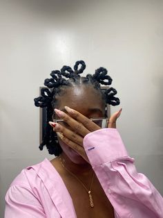 #locstyles #valentinesday Locs Heart Hairstyle, Shirt Locs Styles, Valentines Day Loc Styles, Small Barrel Twist Locs, Loc Mohawk Styles Women, Styles For Short Sisterlocks