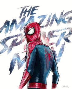 the amazing spider - man is depicted in this drawing