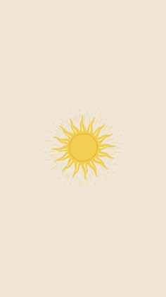 an orange and yellow sun on a beige background