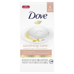 If you have sensitive skin, you know that your skin care routine needs a little extra care. But sometimes it is nice to have some enjoyment in the shower too. Thats why Doves Soothing Care Beauty Bar with calendula oil combines classic Dove cleansers and moisturizing cream in a hypoallergenic bar that will soothe your senses and care for your sensitive skin. As the #1 Dermatologist recommended bar, Dove is proven on sensitive skin. This cleanser provides the cleansing efficacy and care you need Dove Bar Soap, Dove Bar, Dove Beauty Bar, Dove Beauty, Dove Body Wash, Soap For Sensitive Skin, Calendula Oil, Infused Oils, Sensitive Skin Care