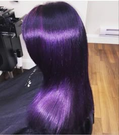 Hairstyles Theme, Dark Purple Hair, Lilac Hair, Hair Color Purple, Ombre Hair Color