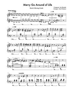 merry go around of life sheet music